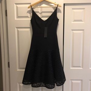 Black Halo one-piece dress